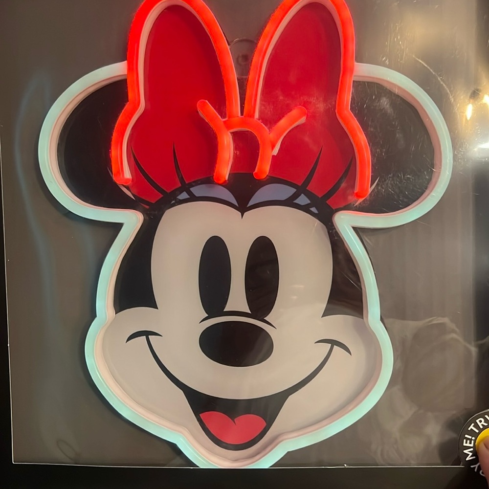 Disney Minnie Mouse LED neon sign – NIB